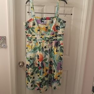 Adrianna Papel floral dress.